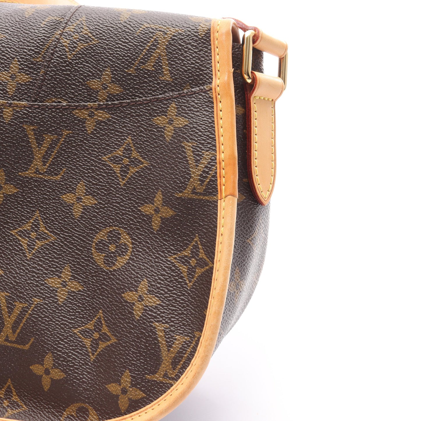 メニルモンタンPM モノグラム ショルダーバッグ PVC レザー ブラウン ルイヴィトン バッグ LOUIS VUITTON