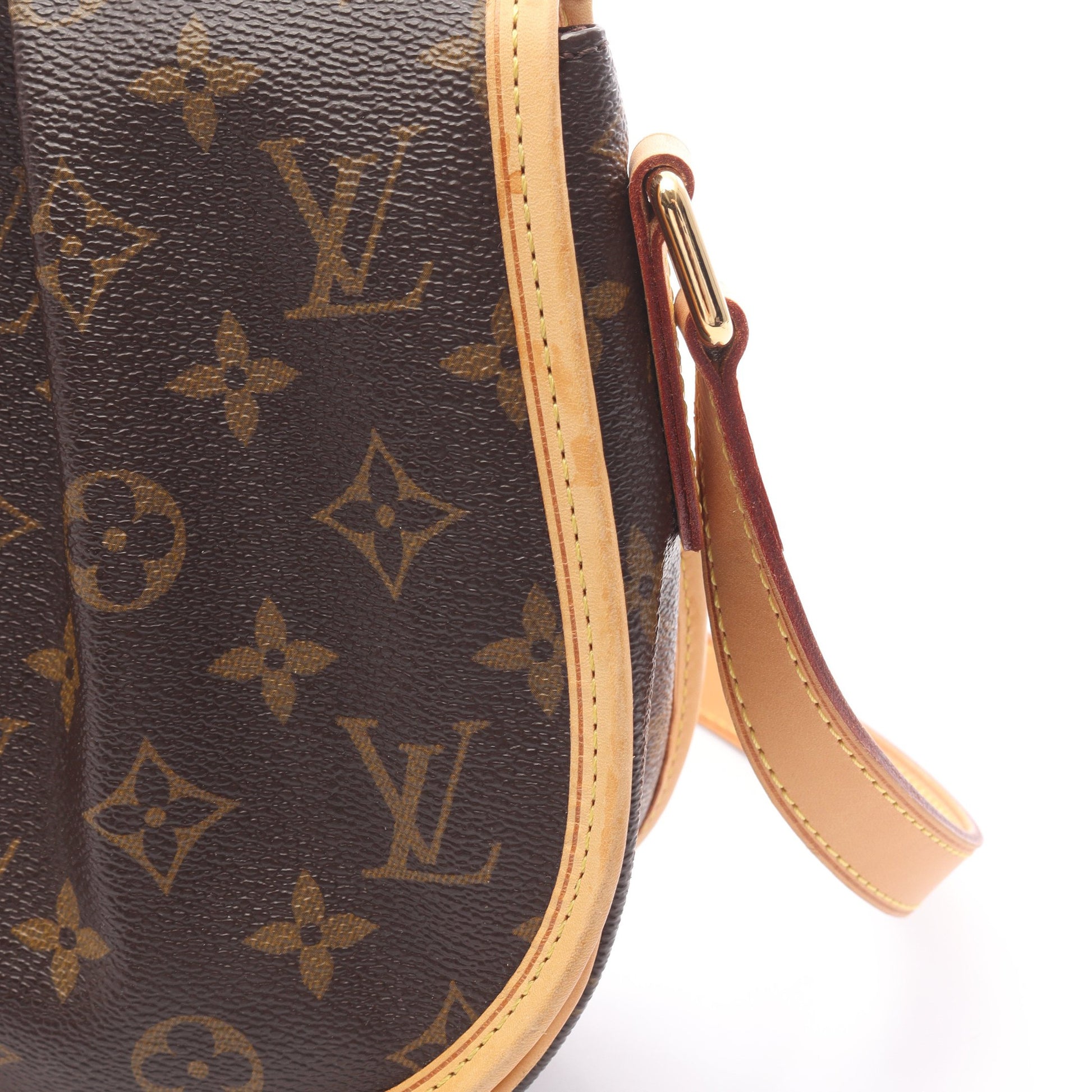 メニルモンタンPM モノグラム ショルダーバッグ PVC レザー ブラウン ルイヴィトン バッグ LOUIS VUITTON