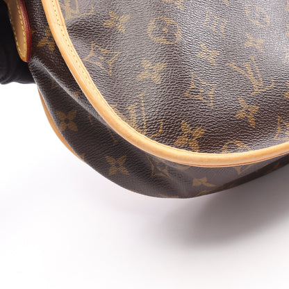 メニルモンタンPM モノグラム ショルダーバッグ PVC レザー ブラウン ルイヴィトン バッグ LOUIS VUITTON
