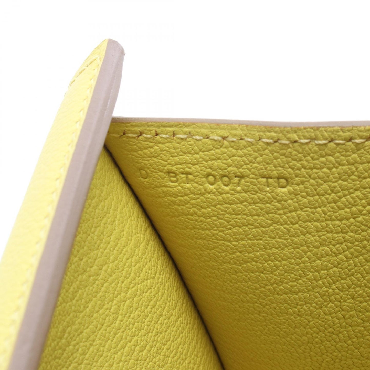 クリックH 21 ライム ショルダーバッグ エバーカラー イエロー シルバー金具 D刻印 エルメス バッグ HERMES