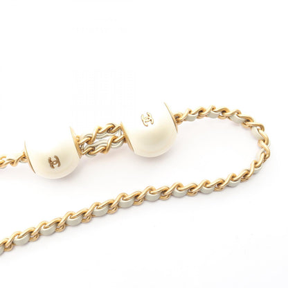 ミニマトラッセ チェーンショルダーバッグ ラムスキン ライトベージュ ゴールド金具 シャネル バッグ CHANEL