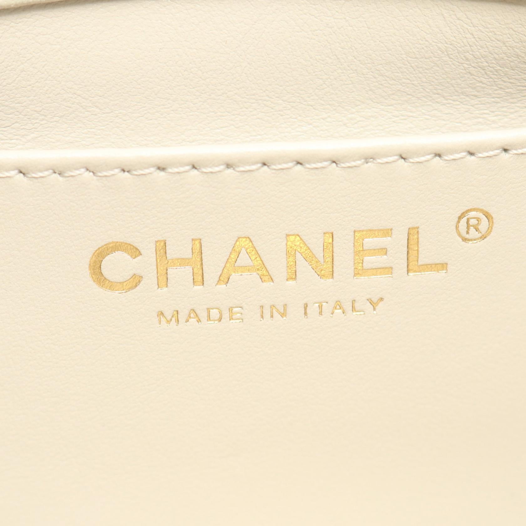 ミニマトラッセ チェーンショルダーバッグ ラムスキン ライトベージュ ゴールド金具 シャネル バッグ CHANEL