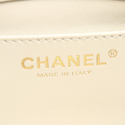 ミニマトラッセ チェーンショルダーバッグ ラムスキン ライトベージュ ゴールド金具 シャネル バッグ CHANEL