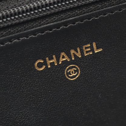 ボーイシャネル チェーンウォレット キャビアスキン ブラック ゴールド金具 シャネル バッグ CHANEL