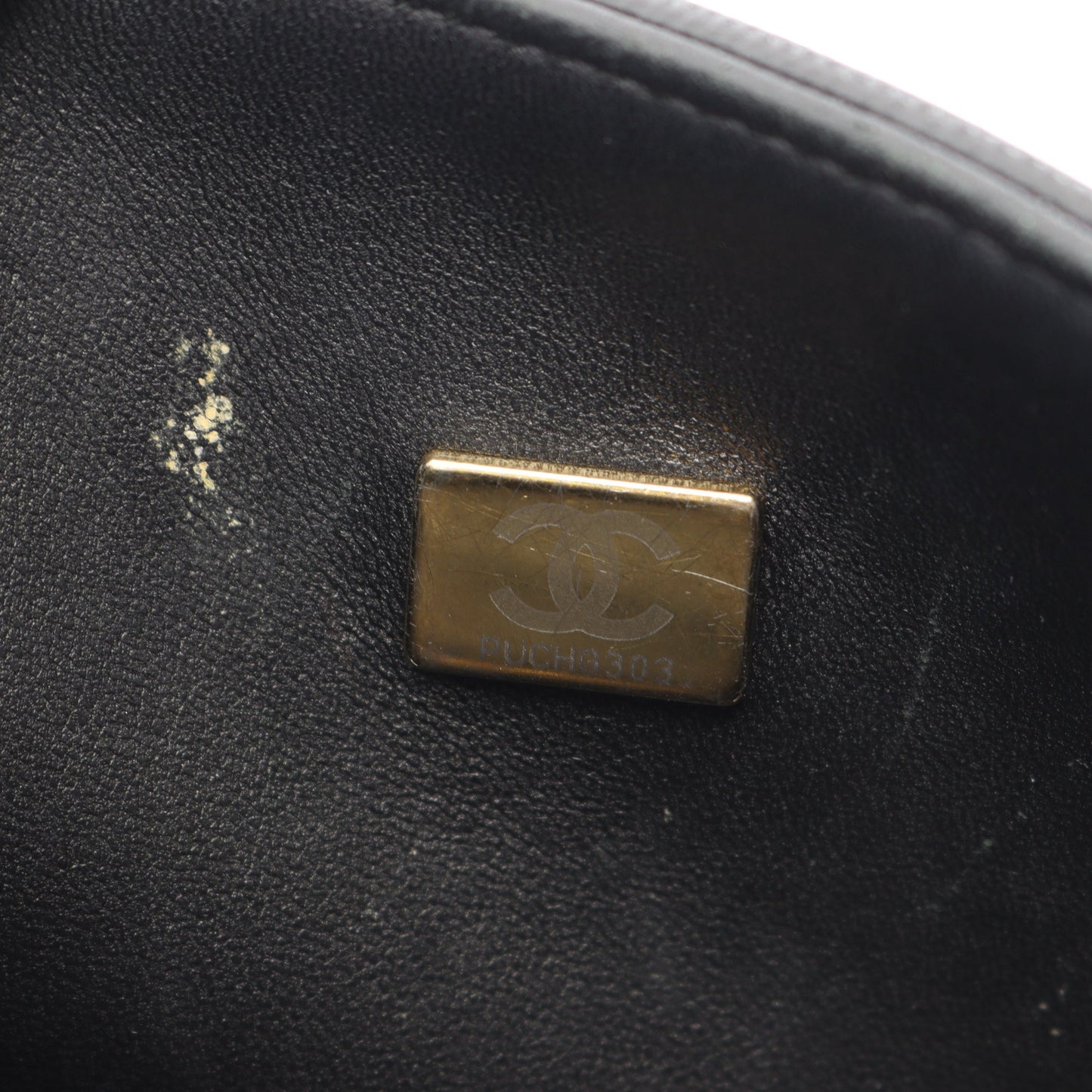 ボーイシャネル チェーンショルダーバッグ キャビアスキン ブラック ゴールド金具 シャネル バッグ CHANEL