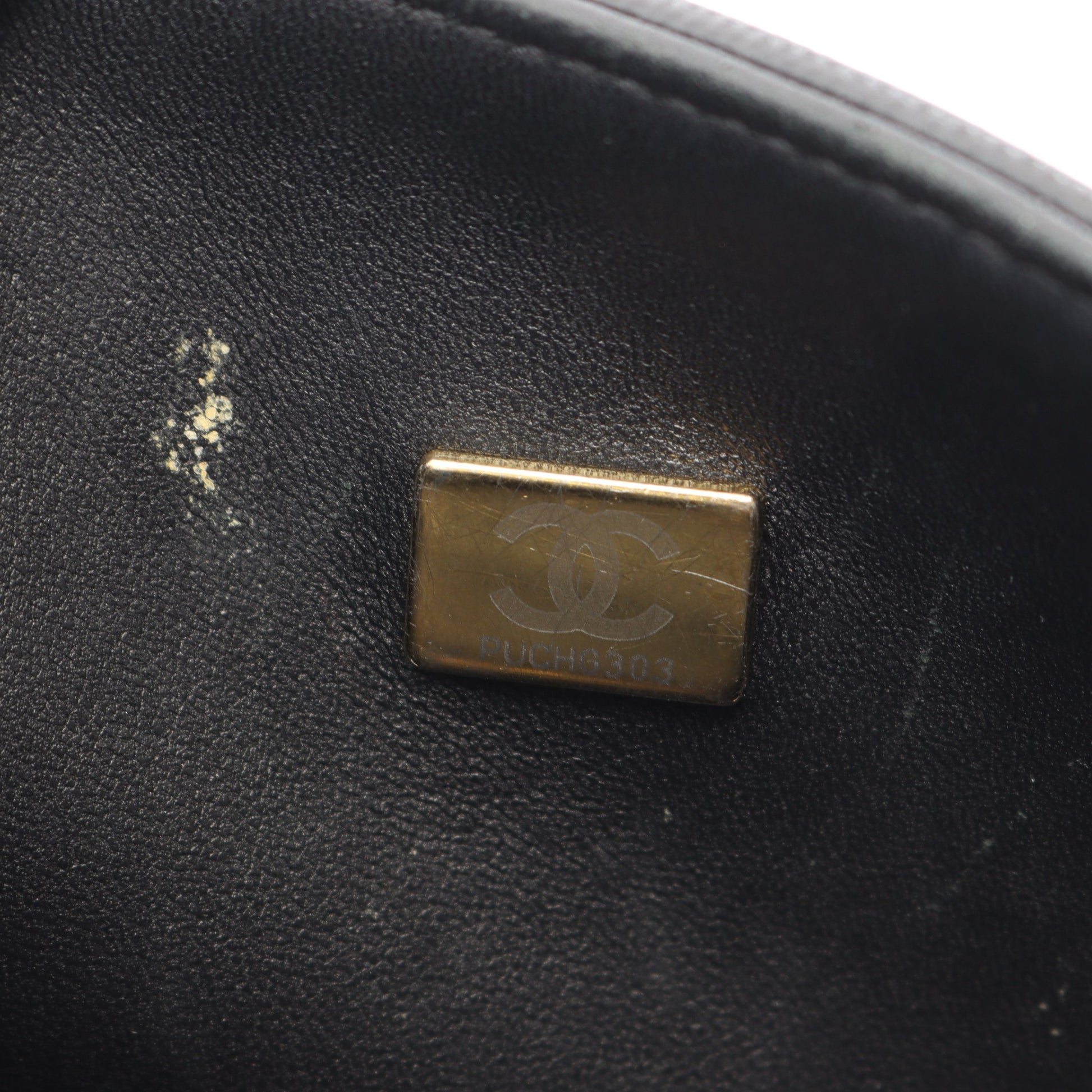 ボーイシャネル チェーンショルダーバッグ キャビアスキン ブラック ゴールド金具 シャネル バッグ CHANEL