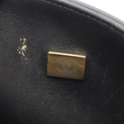 ボーイシャネル チェーンショルダーバッグ キャビアスキン ブラック ゴールド金具 シャネル バッグ CHANEL