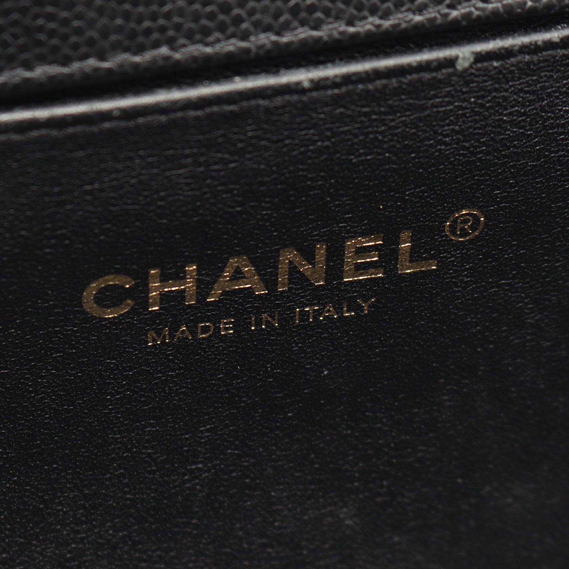 ボーイシャネル チェーンショルダーバッグ キャビアスキン ブラック ゴールド金具 シャネル バッグ CHANEL