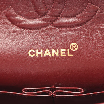 マトラッセ Wフラップ Wチェーンショルダーバッグ ラムスキン ブラック ゴールド金具 シャネル バッグ CHANEL