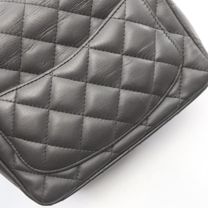 ミニマトラッセ チェーンショルダーバッグ ラムスキン グレー ゴールド金具 シャネル バッグ CHANEL