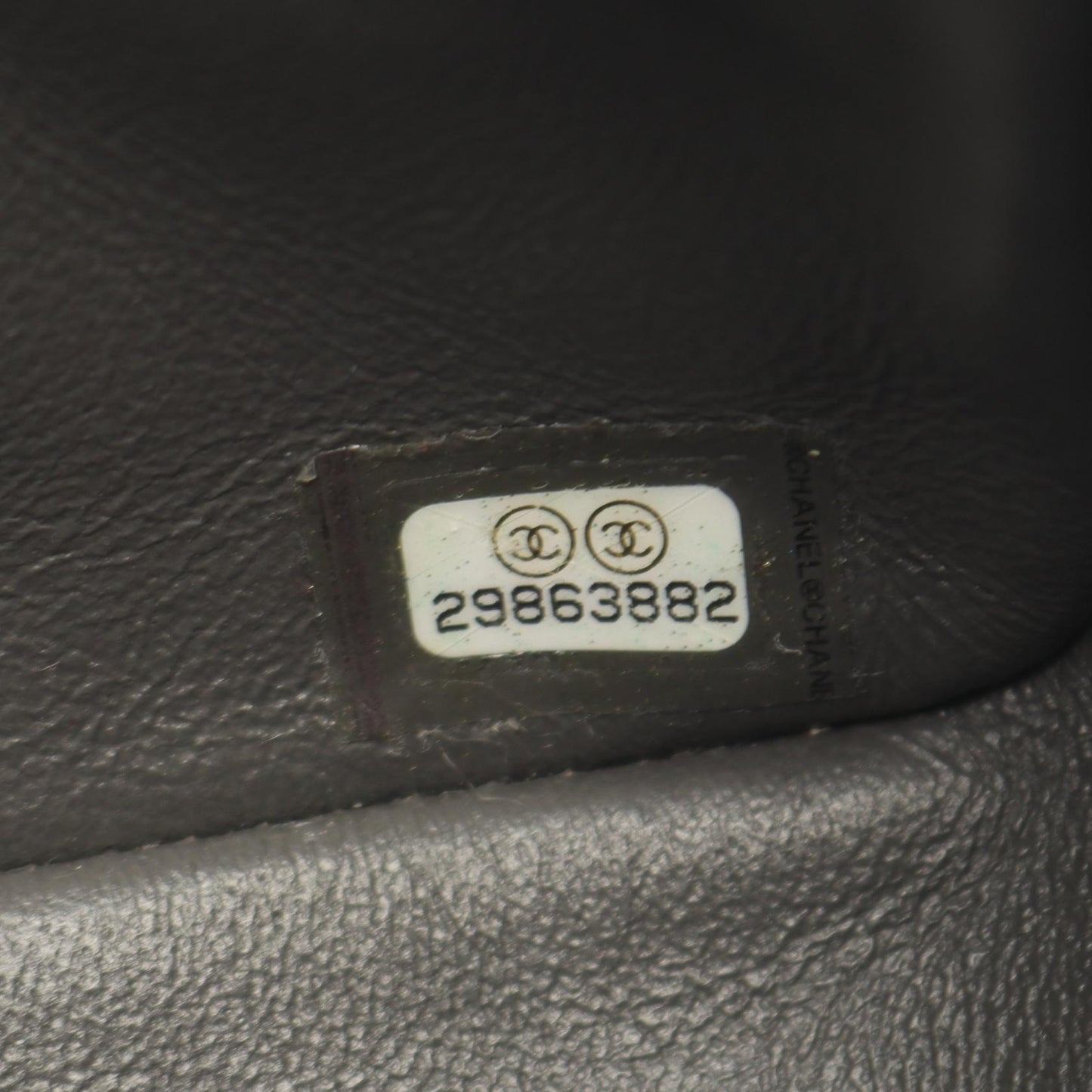 ミニマトラッセ チェーンショルダーバッグ ラムスキン グレー ゴールド金具 シャネル バッグ CHANEL