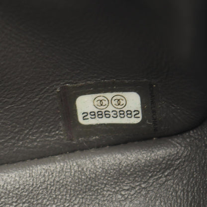 ミニマトラッセ チェーンショルダーバッグ ラムスキン グレー ゴールド金具 シャネル バッグ CHANEL