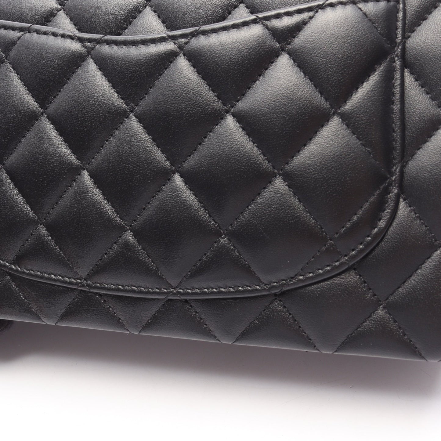 マトラッセ Wフラップ Wチェーンショルダーバッグ ラムスキン ブラック ゴールド金具 シャネル バッグ CHANEL