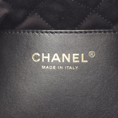 CHANEL 22 ミニ チェーンショルダーバッグ ラムスキン ブラック ゴールド金具 シャネル バッグ CHANEL