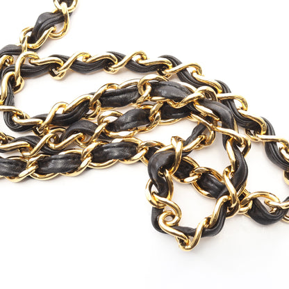 Vステッチ チェーンショルダーバッグ ラムスキン ブラック ゴールド金具 シャネル バッグ CHANEL