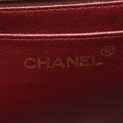 Vステッチ チェーンショルダーバッグ ラムスキン ブラック ゴールド金具 シャネル バッグ CHANEL