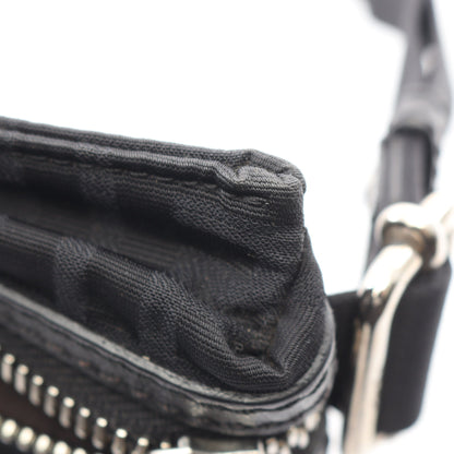 ズッカ ベルトバッグ ウエストバッグ ボディバッグ ナイロン レザー ブラック フェンディ バッグ FENDI