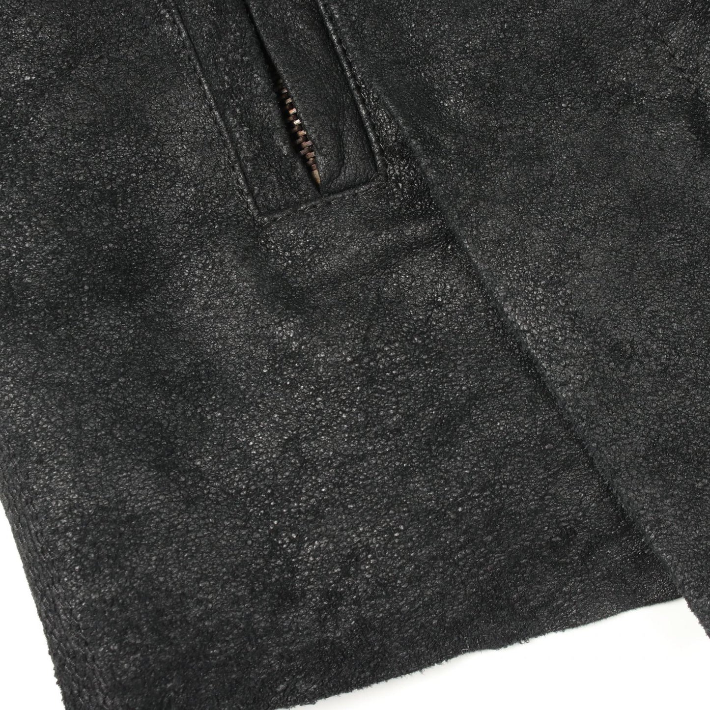 切替 レザージャケット ラムレザー ブラック リックオウエンス アウター Rick Owens