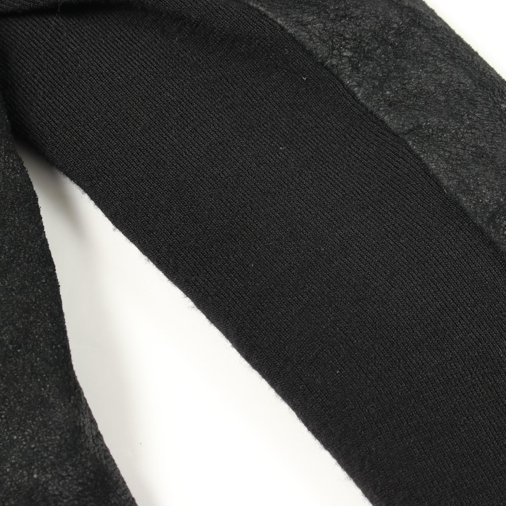 切替 レザージャケット ラムレザー ブラック リックオウエンス アウター Rick Owens