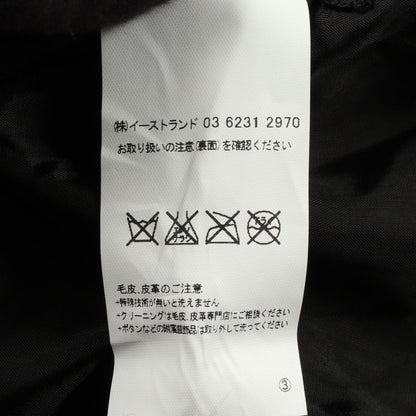 切替 レザージャケット ラムレザー ブラック リックオウエンス アウター Rick Owens