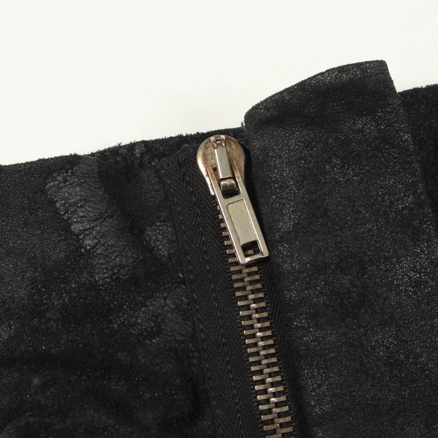 切替 レザージャケット ラムレザー ブラック リックオウエンス アウター Rick Owens