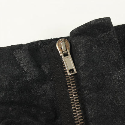 切替 レザージャケット ラムレザー ブラック リックオウエンス アウター Rick Owens