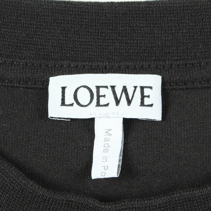アナグラム 半袖Tシャツ コットン ブラック ロエベ トップス LOEWE