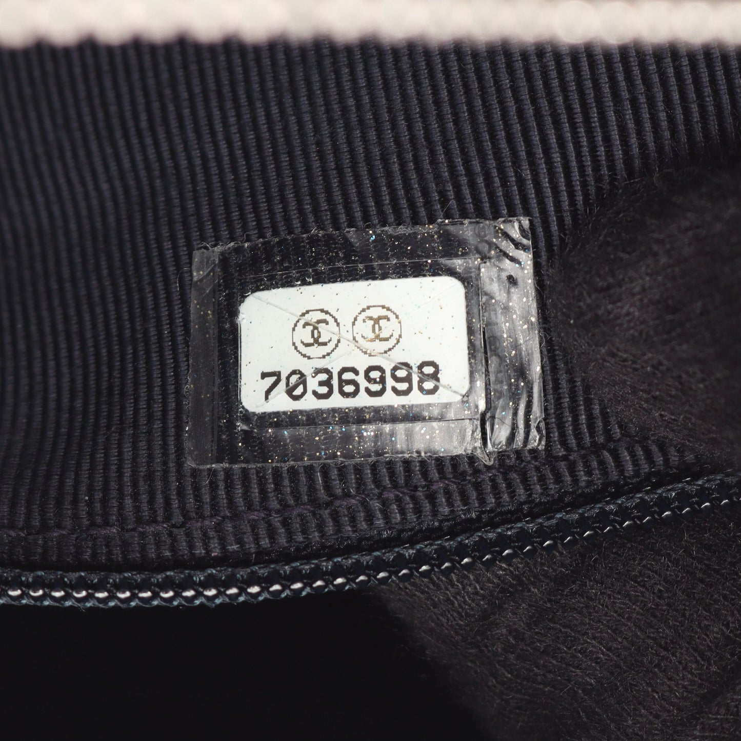 チョコバー ワイルドステッチ チェーンショルダーバッグ レザー ダークネイビー シルバー金具 シャネル バッグ CHANEL