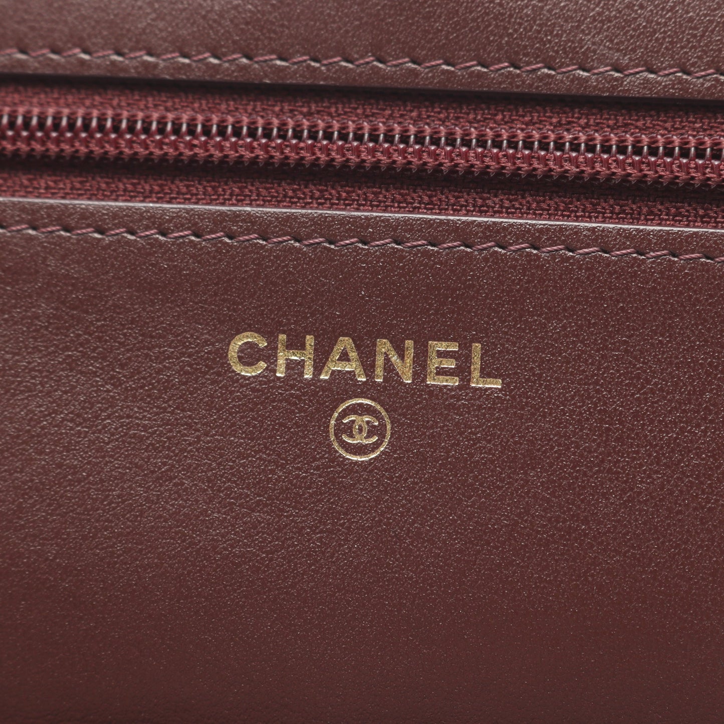マトラッセ マリンチャーム チェーンウォレット ウール レザー ネイビー ブラウン ゴールド金具 シャネル バッグ CHANEL