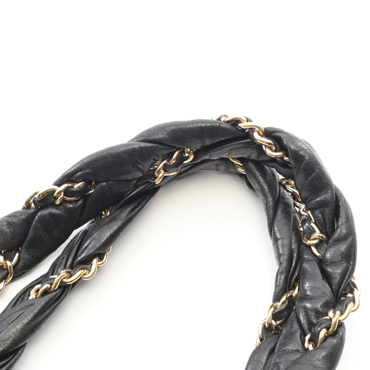 マトラッセ ミニボストンバッグ ラムスキン ブラック ゴールド金具 シャネル バッグ CHANEL