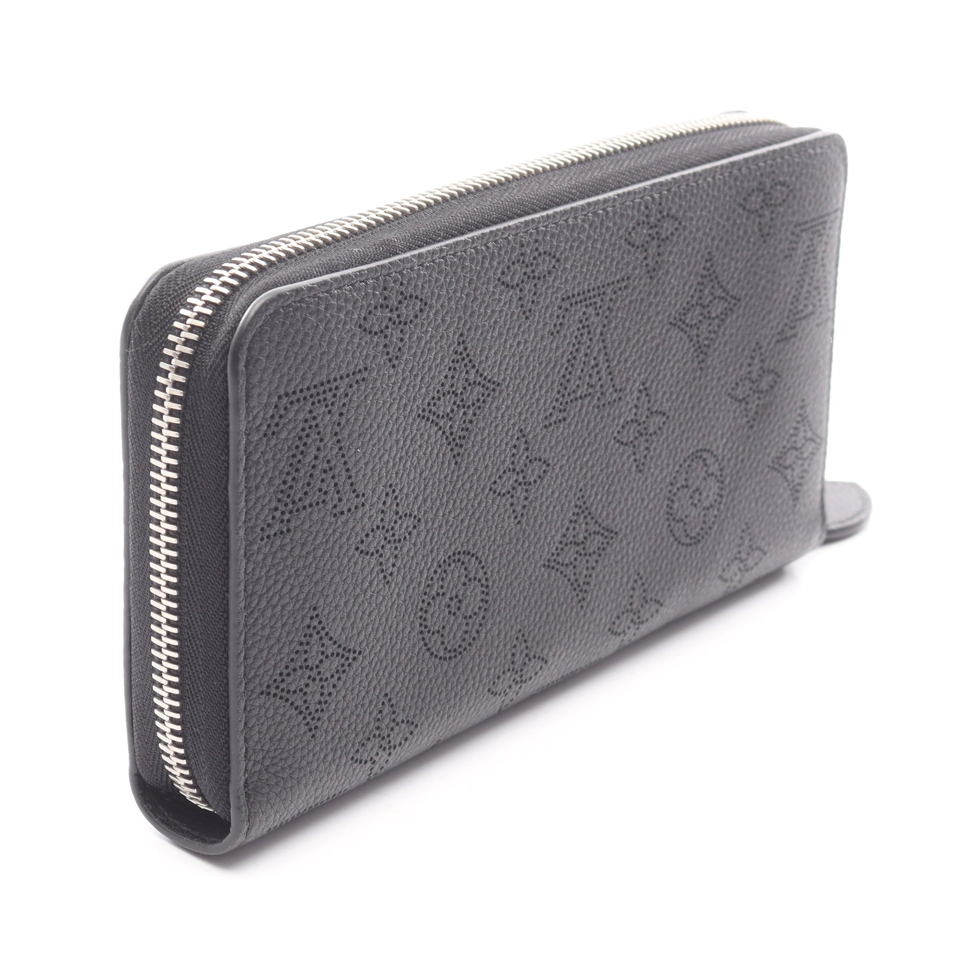 ジッピーウォレット マヒナ ノワール ラウンドファスナー長財布 レザー ブラック ルイヴィトン 財布・小物 LOUIS VUITTON