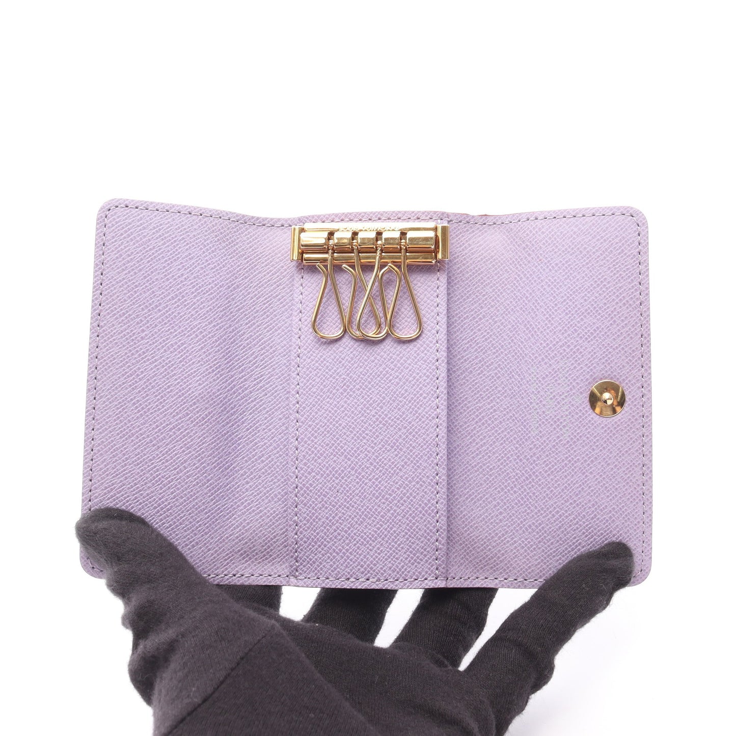 ミュルティクレ4 モノグラムマルチカラー ノワール 4連 キーケース PVC ブラック ルイヴィトン 財布・小物 LOUIS VUITTON
