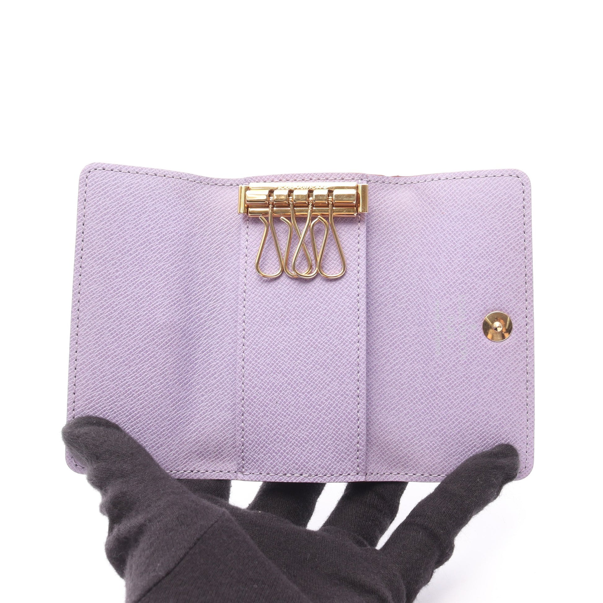 ミュルティクレ4 モノグラムマルチカラー ノワール 4連 キーケース PVC ブラック ルイヴィトン 財布・小物 LOUIS VUITTON