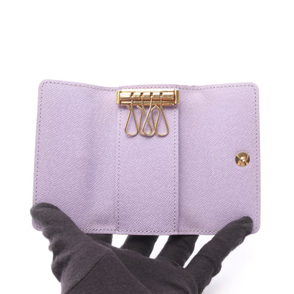 ミュルティクレ4 モノグラムマルチカラー ノワール 4連 キーケース PVC ブラック ルイヴィトン 財布・小物 LOUIS VUITTON