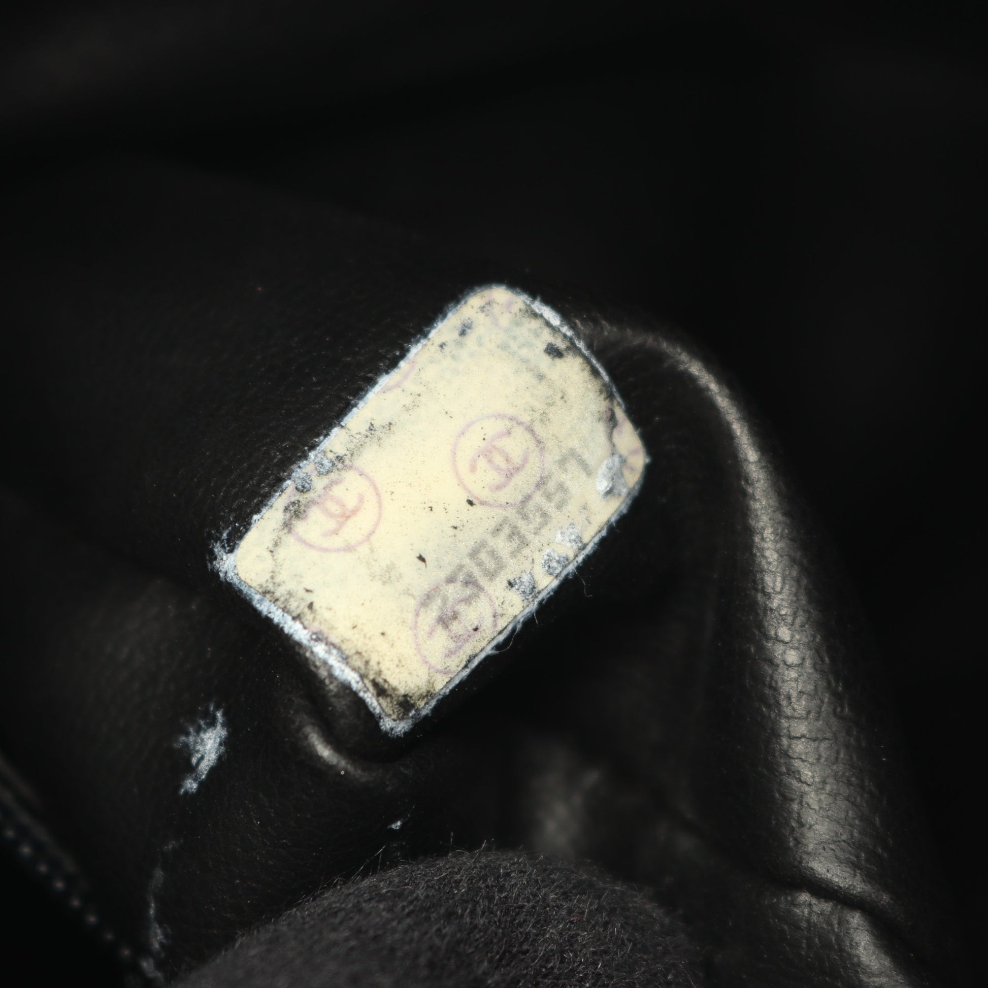 シェブロン Vステッチ 2WAY ハンドバッグ ラムスキン ブラック ゴールド金具 ヴィンテージ シャネル バッグ CHANEL