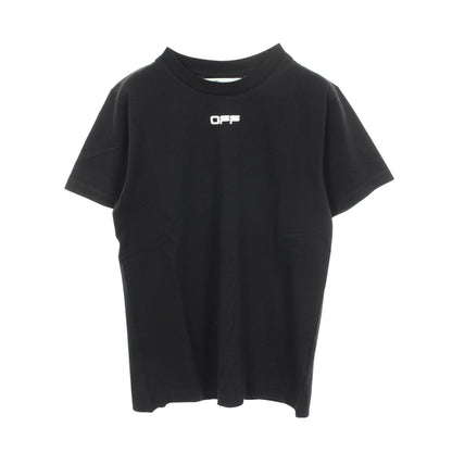 AIRPORT TAPE S/S SLIM TEE 半袖Tシャツ コットン ブラック オフホワイト トップス OFF-WHITE