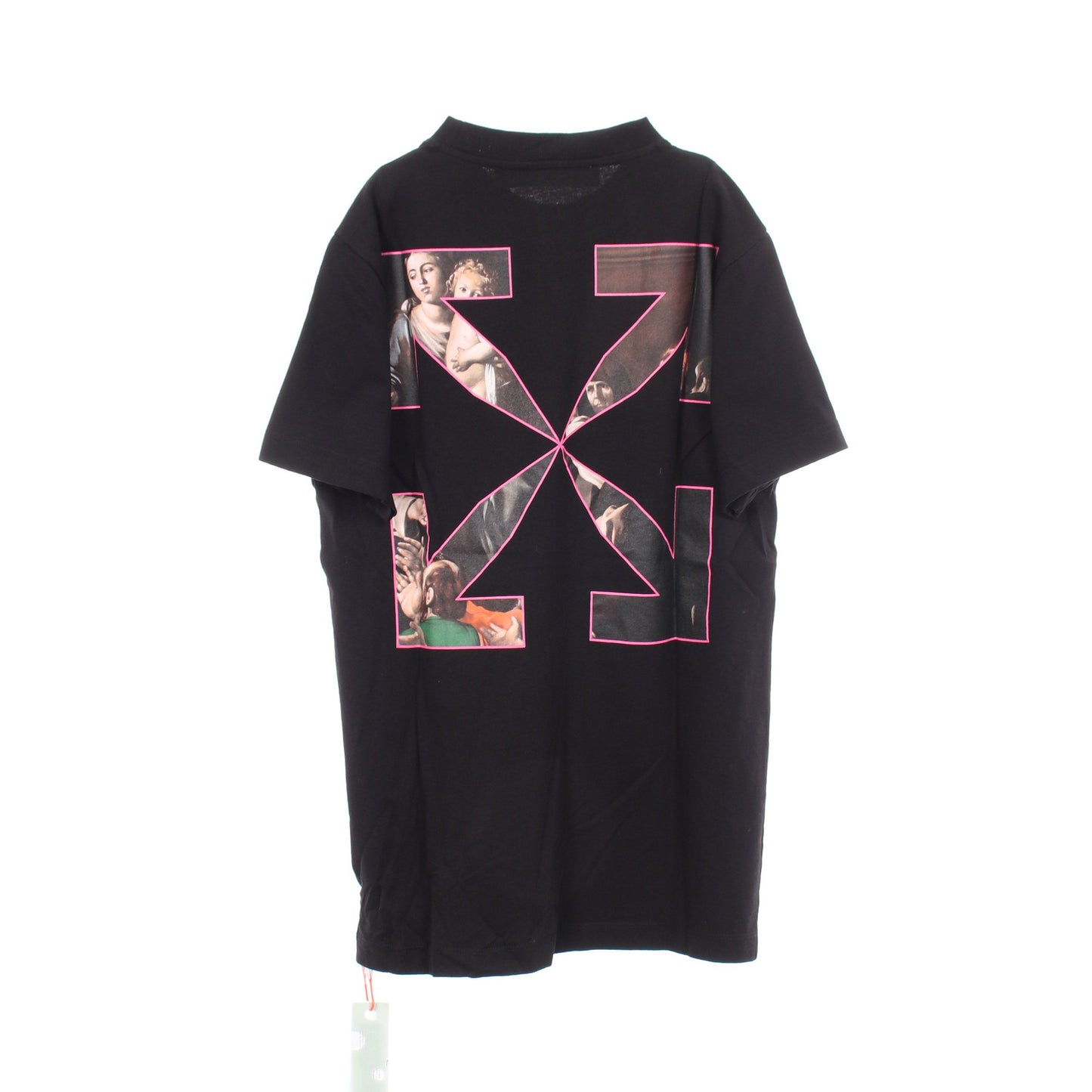 CARAVAGGIO S OVER TEE 半袖Tシャツ コットン ブラック マルチカラー オフホワイト トップス OFF-WHITE