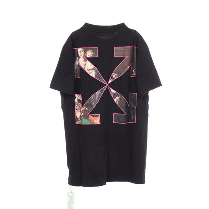 CARAVAGGIO S OVER TEE 半袖Tシャツ コットン ブラック マルチカラー オフホワイト トップス OFF-WHITE