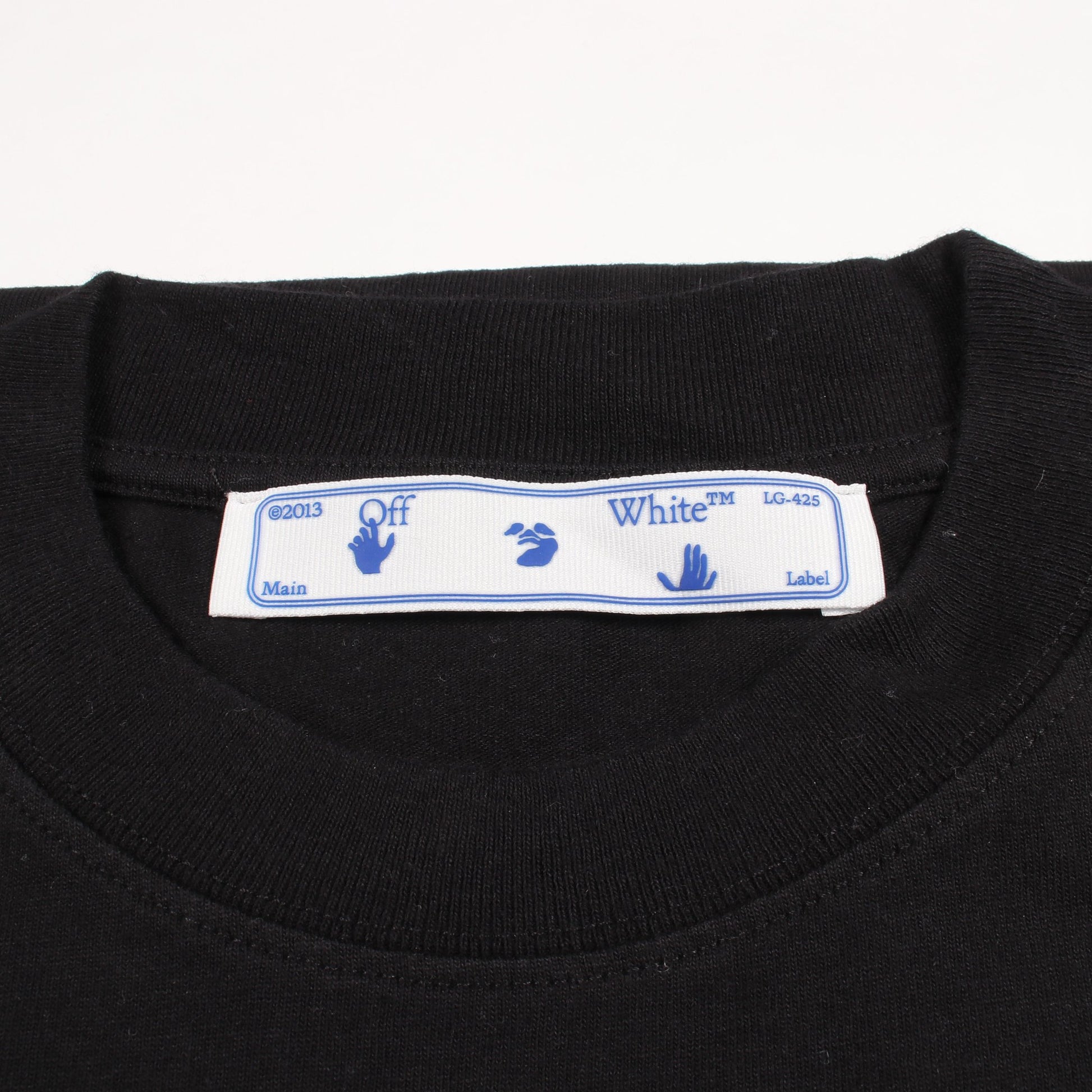 CARAVAGGIO S OVER TEE 半袖Tシャツ コットン ブラック マルチカラー オフホワイト トップス OFF-WHITE