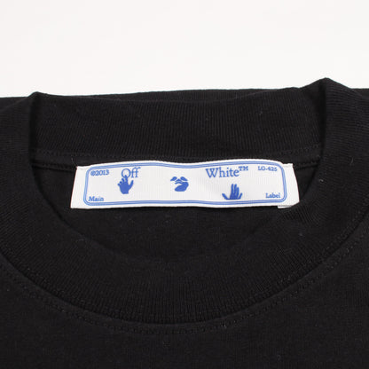 CARAVAGGIO S OVER TEE 半袖Tシャツ コットン ブラック マルチカラー オフホワイト トップス OFF-WHITE