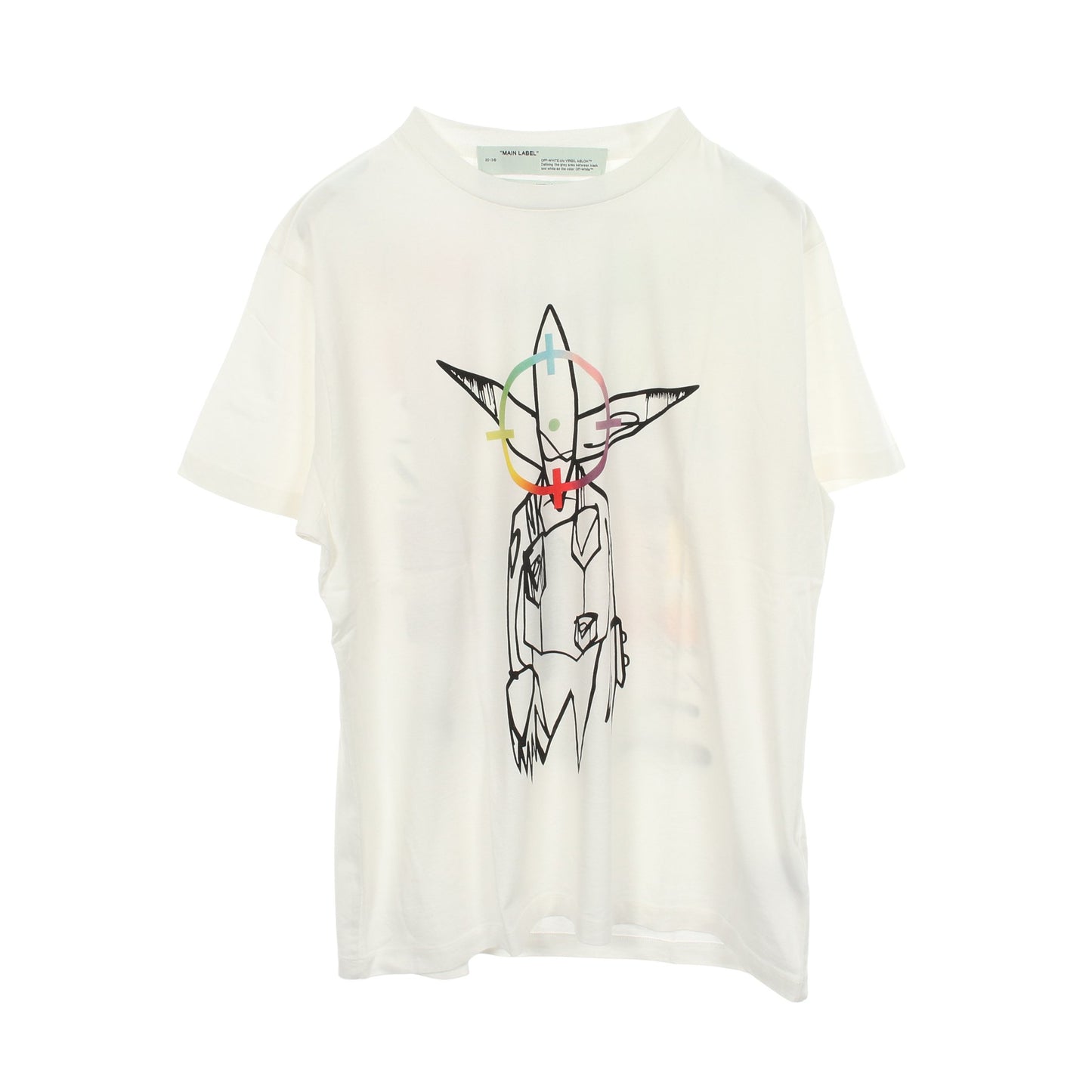 フューチュラ Tシャツ 半袖Tシャツ コットン ホワイト マルチカラー オフホワイト トップス OFF-WHITE
