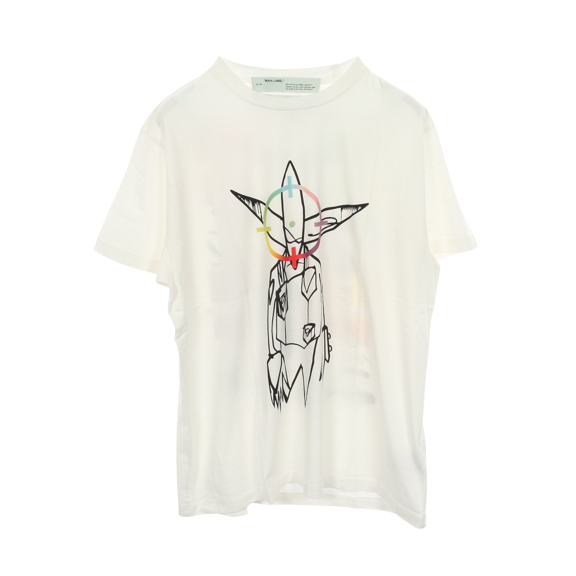 フューチュラ Tシャツ 半袖Tシャツ コットン ホワイト マルチカラー オフホワイト トップス OFF-WHITE