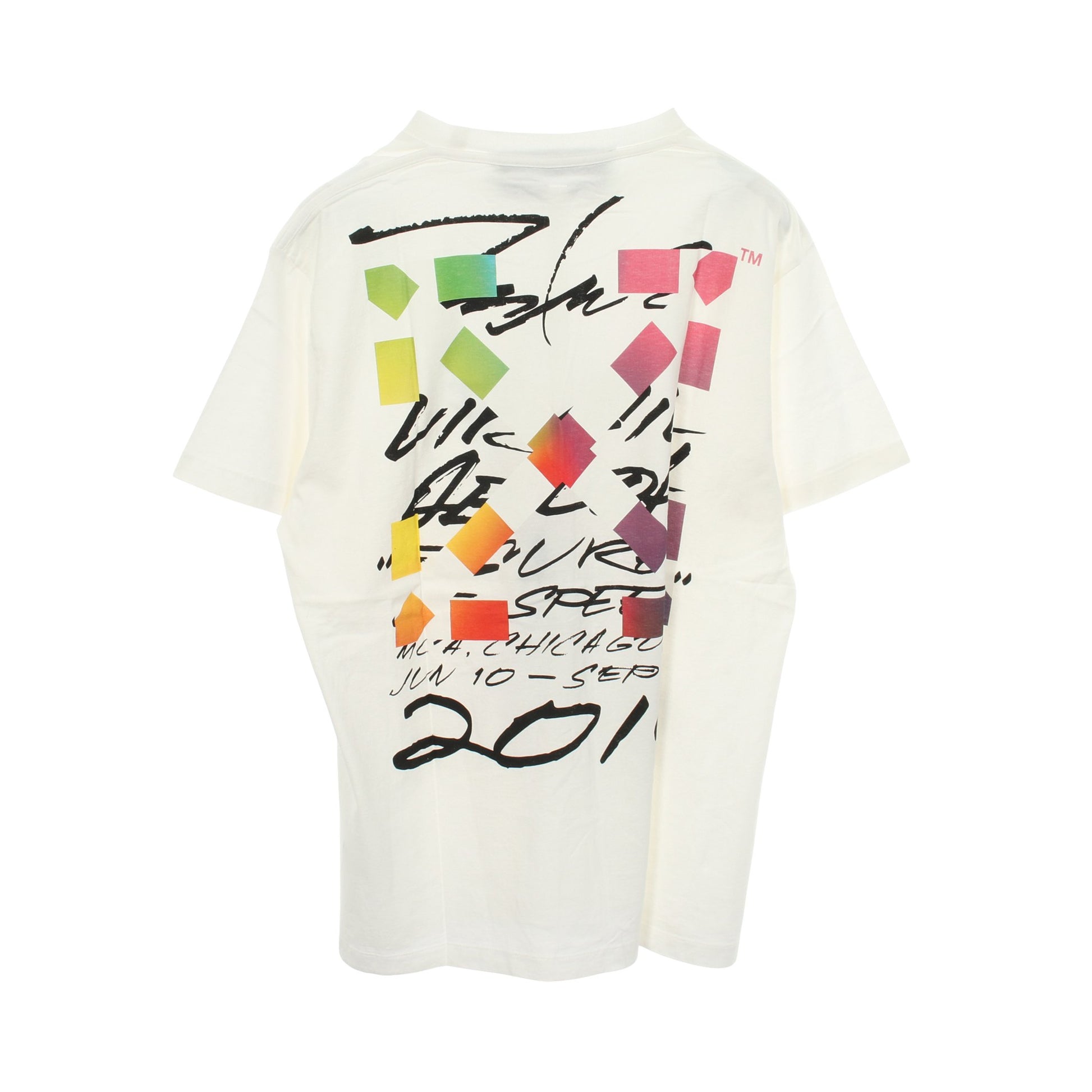 フューチュラ Tシャツ 半袖Tシャツ コットン ホワイト マルチカラー オフホワイト トップス OFF-WHITE