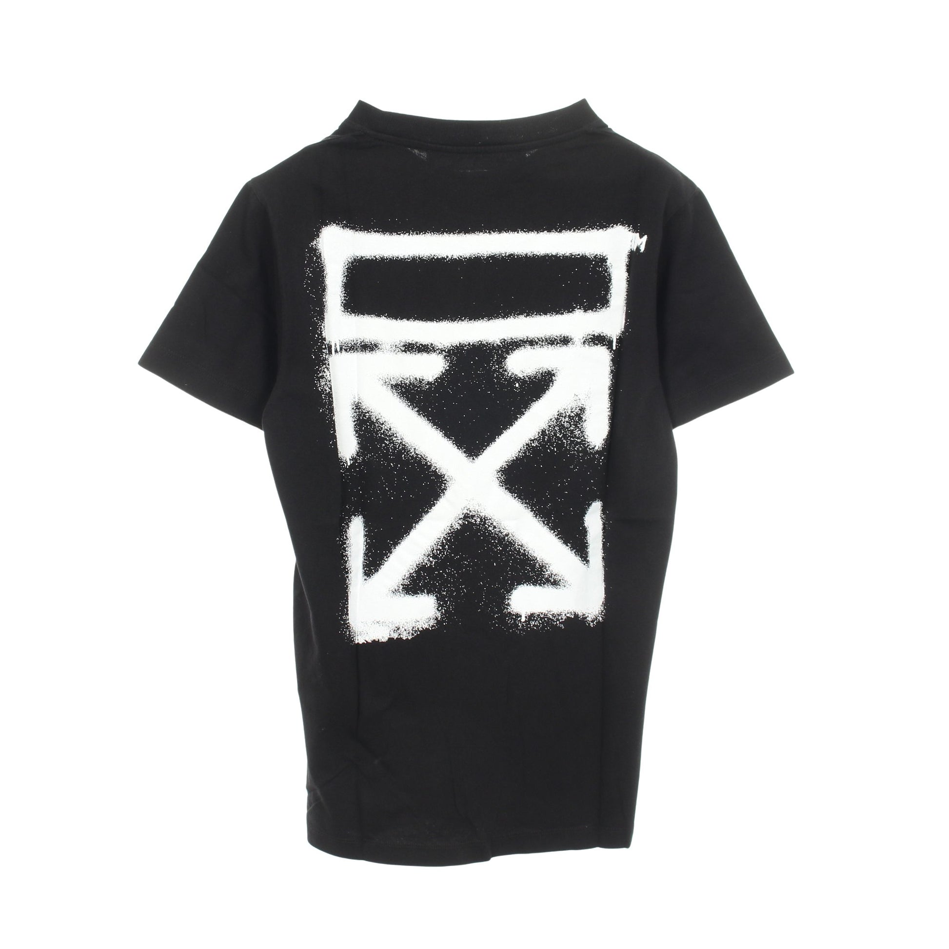 スプレーアロー 半袖Tシャツ コットン ブラック ホワイト オフホワイト トップス OFF-WHITE