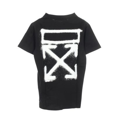スプレーアロー 半袖Tシャツ コットン ブラック ホワイト オフホワイト トップス OFF-WHITE