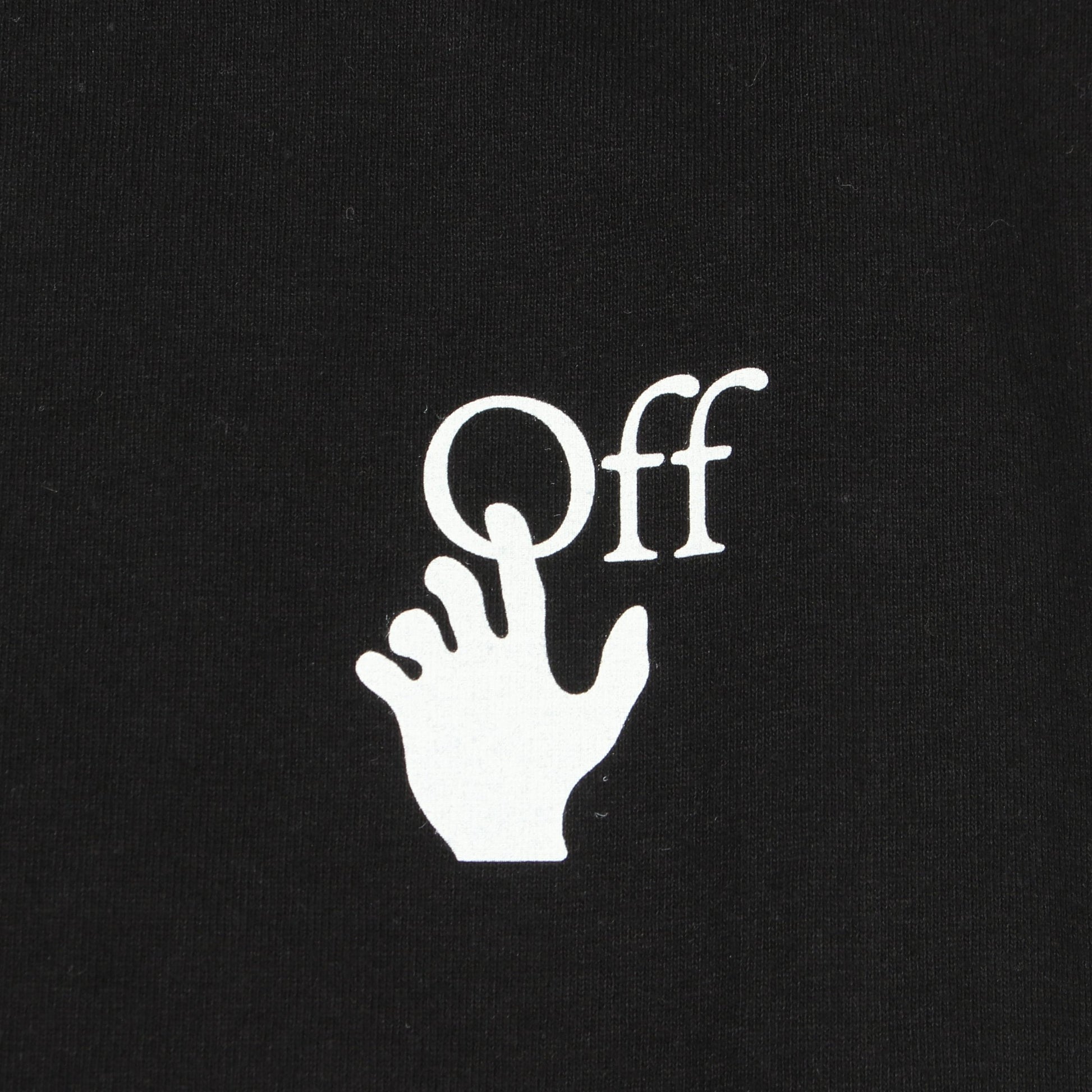 スプレーアロー 半袖Tシャツ コットン ブラック ホワイト オフホワイト トップス OFF-WHITE