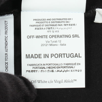 スプレーアロー 半袖Tシャツ コットン ブラック ホワイト オフホワイト トップス OFF-WHITE