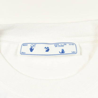 ロゴプリント 半袖Tシャツ コットン ホワイト オフホワイト トップス OFF-WHITE