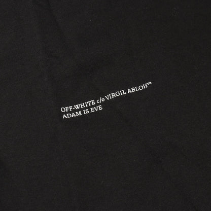 ロゴプリント 半袖Tシャツ コットン ブラック オフホワイト トップス OFF-WHITE