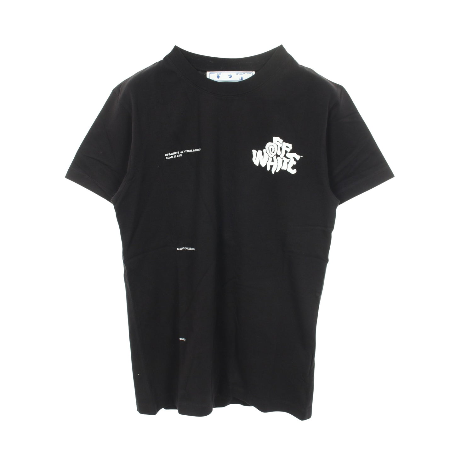 ロゴプリント 半袖Tシャツ コットン ブラック オフホワイト トップス OFF-WHITE
